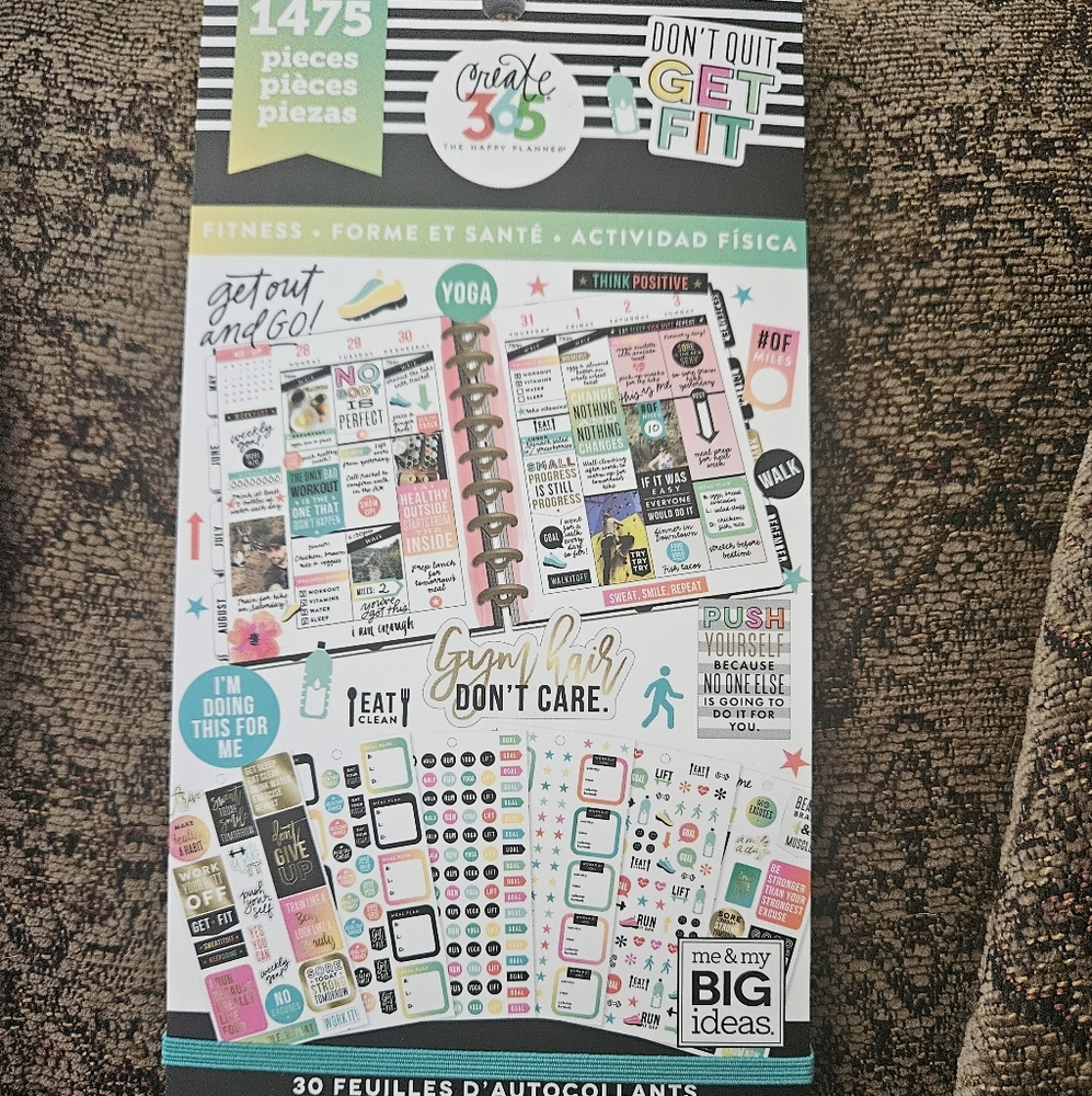 NEW Happy Planner Fitness Stickers